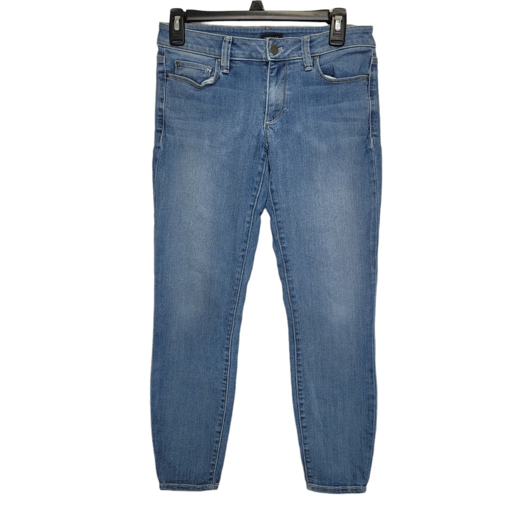 Ann Taylor Skinny Jeans Womens Size 2 Blue Denim‎ Light Wash Skinny Ankles